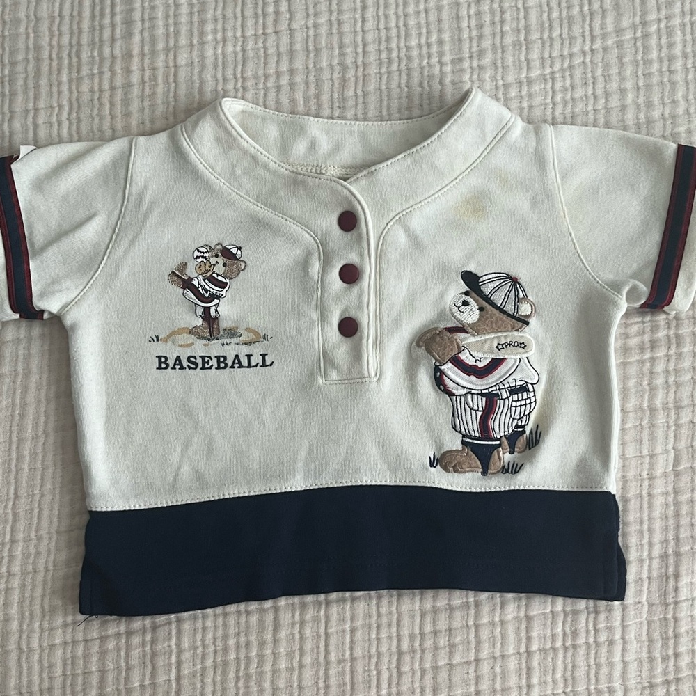 Baseball bear infant shirt from Sesame Street